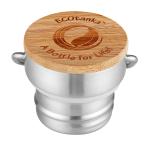 Stainless Steel Bamboo Lid