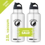COMBO thermoTANKA 2.0L with Mega PP Lid _ 2 Bottles